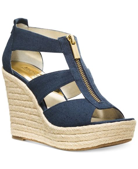 zapatos michael kors en macy& 39|Michael Kors denim shoes.